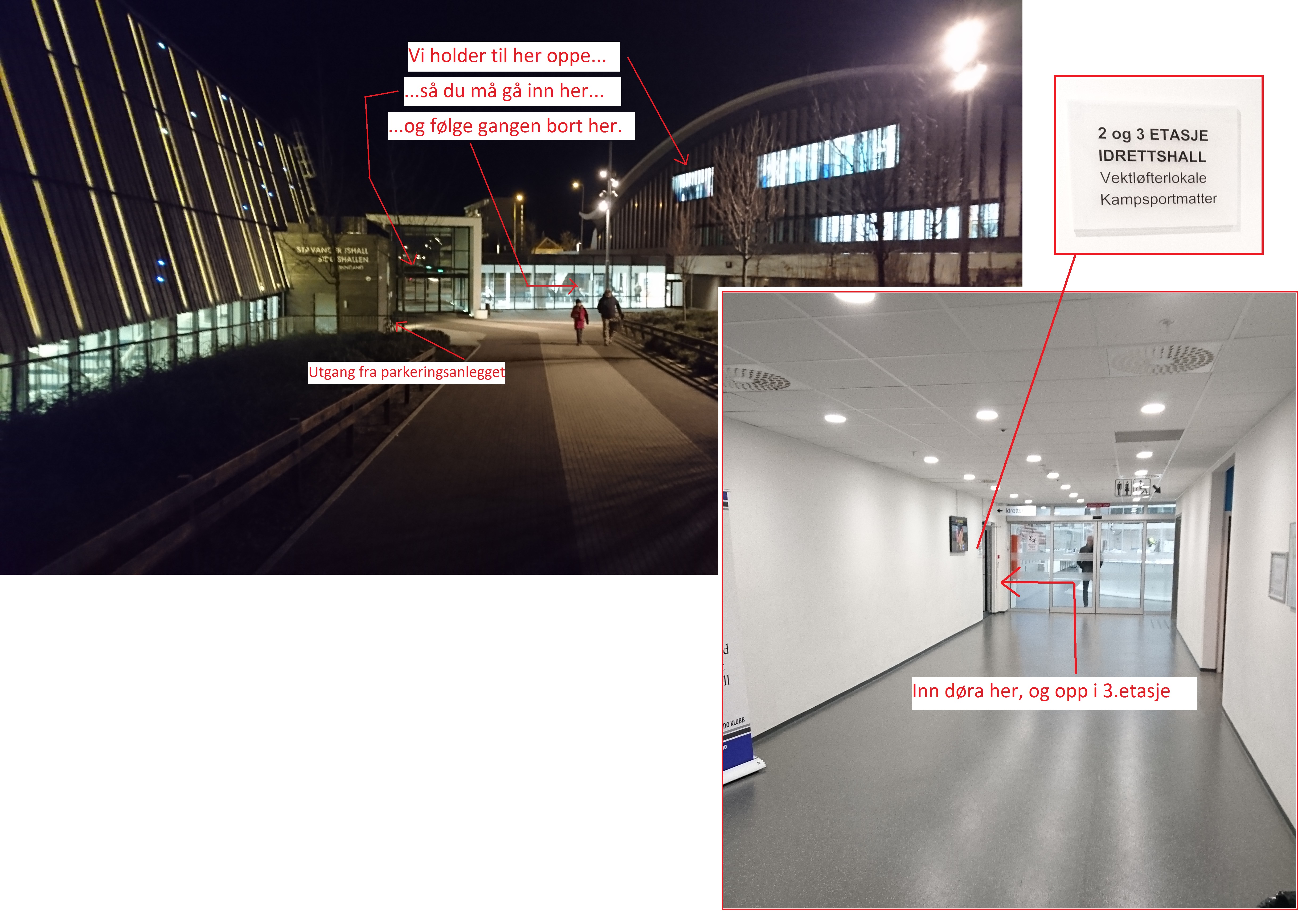 Inngang, Siddishallen